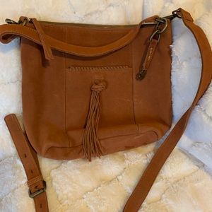 Lucky Brand Suede Boho Style Handbag